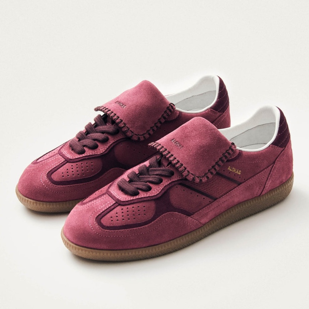 ALOHAS TB.490 Club Suede Raspberry Leather Sneakers